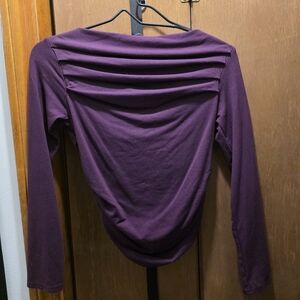 Off The Shoulder Purple Women's Top